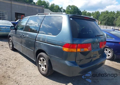 2003 Honda Odyssey Ex from USA, damaged, VIN 5FNRL18623B122717